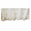 Daisy - Translucent Short Kitchen Curtain Window Curtain Cafe Tier Curtain Gauze