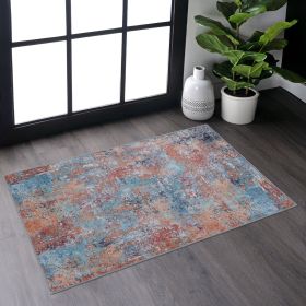 Naar 2x3, Machine Washable Area Rugs, Low-Pile, Non-Slip, Non-Shedding, Foldable, Kid & Pet Friendly - Area Rugs for living room, bedroom, kitchen, di