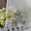 Daisy - Translucent Short Kitchen Curtain Window Curtain Cafe Tier Curtain Gauze