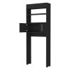 Morley 2-Shelf Over The Toilet Cabinet Black Wengue