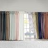 Twist Tab Lined Window Curtain Panel(Only 1 Pc Window Panel)