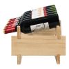 36 Bottles Stackable Wooden Wobble-Free Modular Wine Rack