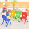 Kids Colorful Plastic Table and 4 Chairs Set