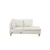 White Faux Leather Living Room Sofa Set B