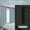 Muwago Luminous Curtains Glow in The Dark Cartoon Car Themed Grommet Thermal Insulated Blackout Curtains Bedroom and Living Room Window Treatment