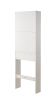 Over The Toilet Storage Cabinet, Farmhouse Storage Cabinet Over Toilet with 2 Barn Door & Toilet Paper Holder Stand,Home Space-Saving Toilet Rack,for