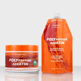 PHOFAY POLY KERATIN BURNT HAIR RESTORATION CREAM (Option: Bag and Can)