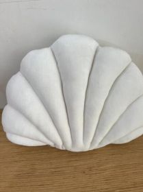 Simulation Shell Pillow Cushion Doll Nap Pillow (Option: White-L)