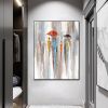 Oil Painting Hand Painted Vertical Abstract People Contemporary Modern Canvas Luxurious home corridor living room bedroom decoration art