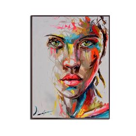 Ha's Art Top Selling Handmade Abstract Oil Painting Wall Art Modern Minimalist Fashion Figure Picture Canvas Home Decor For Living Room Bedroom No Fra (size: 90x120cm)