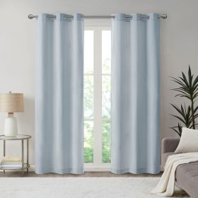 Basketweave Room Darkening Curtain Panel Pair(2 Pcs Window Panels) (Color: as Pic)