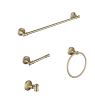 New 4 Pieces Bathroom Hardware Accessories Set Towel Bar Set,Wall Mounted,Premium Stainless Steel.