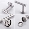 8 Pieces Bathroom Hardware Accessories Set Towel Bar Set,Wall Mounted,Premium Stainless Steel