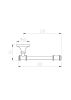 New 4 Pieces Bathroom Hardware Accessories Set Towel Bar Set,Wall Mounted,Premium Stainless Steel.