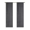 Room Darkening Poly Velvet Rod Pocket/Back Tab Curtain Panel Pair(2 Pcs Window Panels)