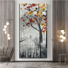 Handmade Thick Texture Landscape Oil Paintings On Canvas Wall Art Decoration Modern Abstract Picture For Home Living Room hallway bedroom luxurious de