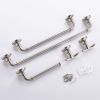 5 Pieces Bathroom Hardware Accessories Set Towel Bar Towel Holder Robe Hook Toilet Paper Holder Stainless Steel