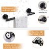 8 Pieces Bathroom Hardware Accessories Set Towel Bar Set,Wall Mounted,Premium Stainless Steel