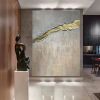 Hand Painted Texture Abstract Oil Painting Gold Foil Modern Home Wall Art Hangings Canvas Paintings For Living Room Hotel Decor