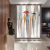 Oil Painting Hand Painted Vertical Abstract People Contemporary Modern Canvas Luxurious home corridor living room bedroom decoration art