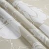 Muwago Vintage White Large Print Shower Curtain Beige Waterproof And Anti-Mould Bathing Partition Curtain Fabric Bathroom Decor