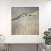 Hand Painted Texture Abstract Oil Painting Gold Foil Modern Home Wall Art Hangings Canvas Paintings For Living Room Hotel Decor