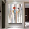 Oil Painting Hand Painted Vertical Abstract People Contemporary Modern Canvas Luxurious home corridor living room bedroom decoration art