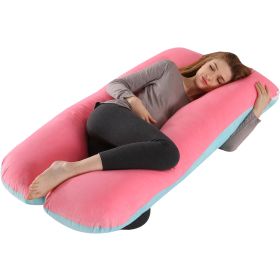 U-shape pillow (Option: 70x130cm-S1-Pink blue)