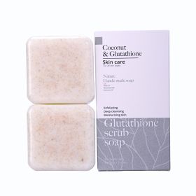 Frosted Handmade Cleansing Bath Turmeric Soap (Option: Frosted Soap 140g Boxed)